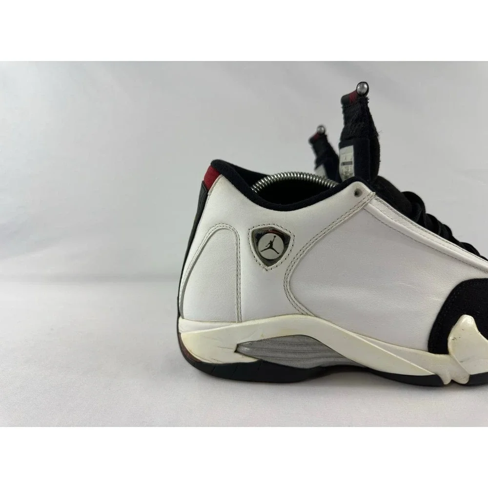 Nike Air Jordan 14 Retro 'Black Toe' 2014 487471-102 Men's Size 8